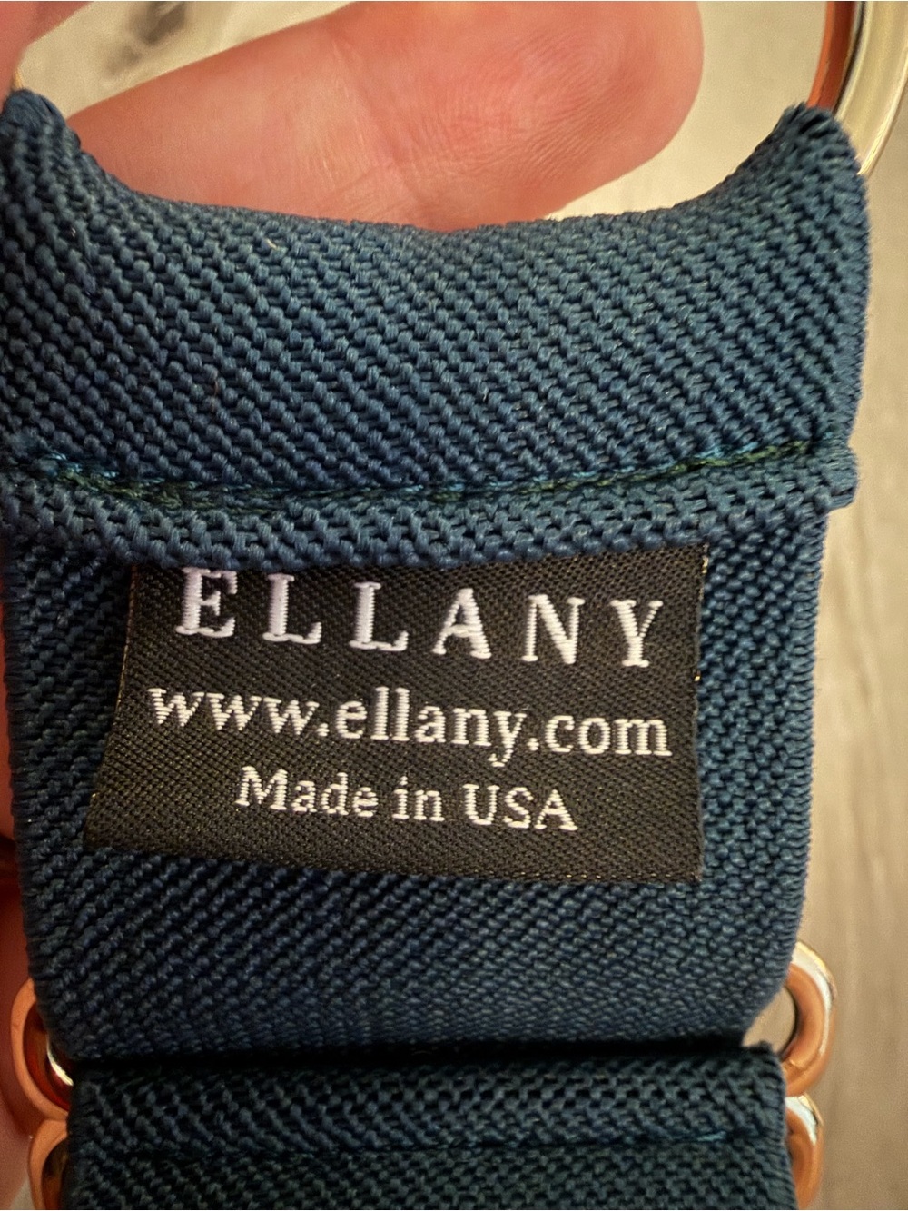 Ellany Equestrian Horse Bit Stretch Belt – Dark Teal & Gold - Picture 6 of 8